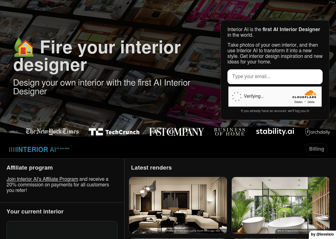 Interior AI homepage image