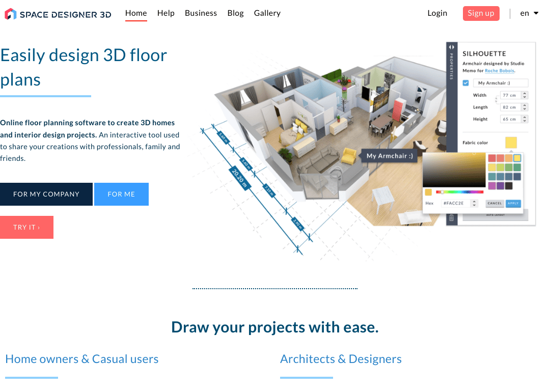 Space Designer 3D homepage image