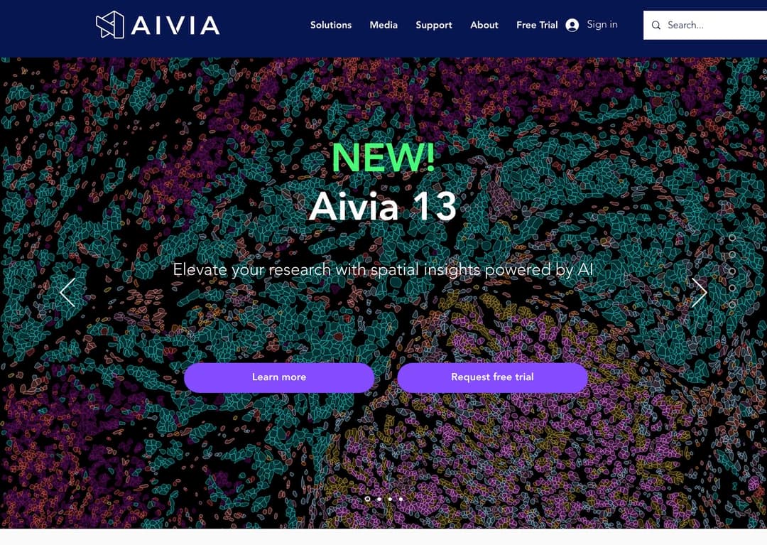 Aivia homepage image