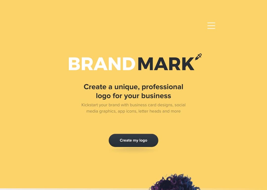 Brandmark.io homepage image