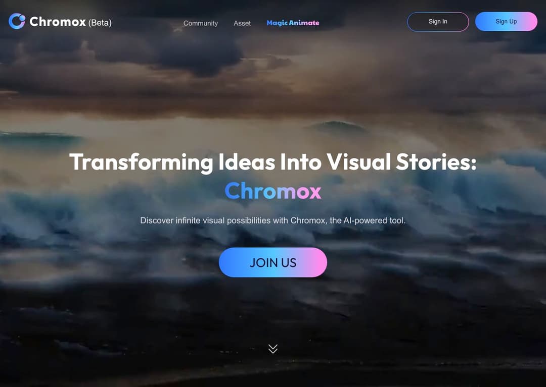 Chromox homepage image
