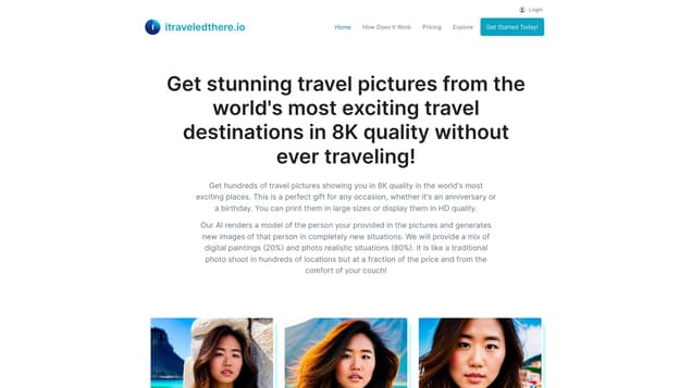 AI Travel Selfies
