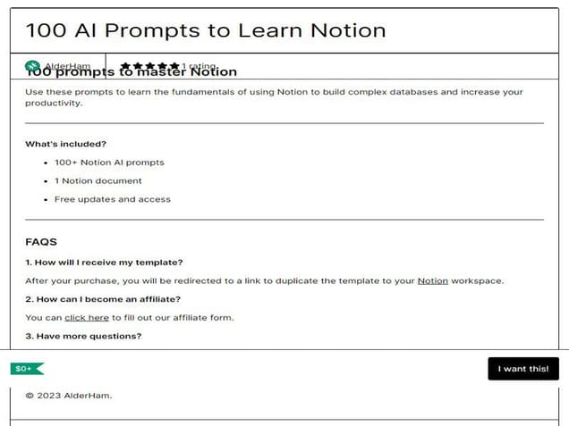 100 Prompts to Learn Notion