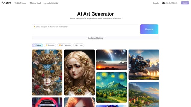 Artguru AI Art Generator