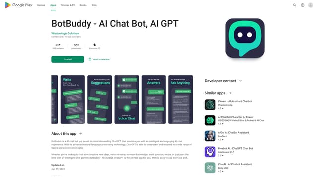 BotBuddy - AI Chat Bot, ChatGPT