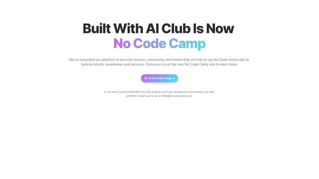 Built With AI Club