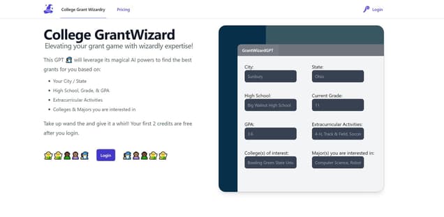 CollegeGrantWizard