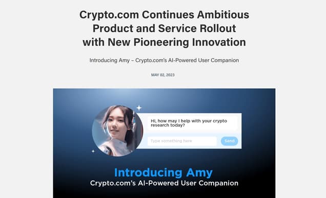 Amy by Crypto.com