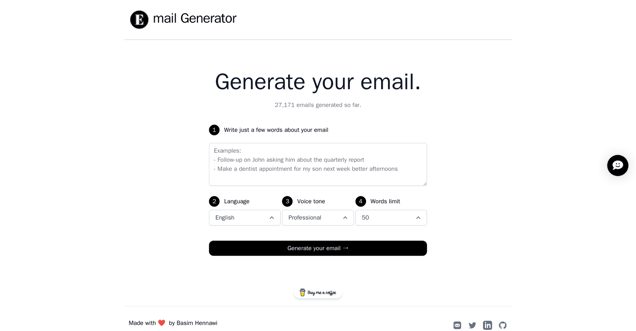 Email Generator