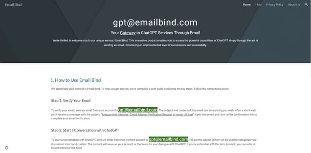 Email Bind