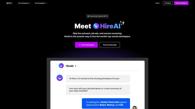 HireAI: AI Recruiter by Arc