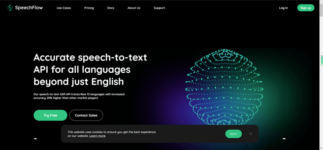 SpeechFlow - Advanced Speech-to-Text API