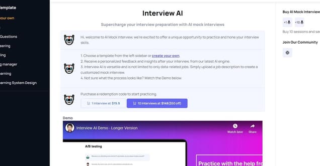 AI Mock Interview