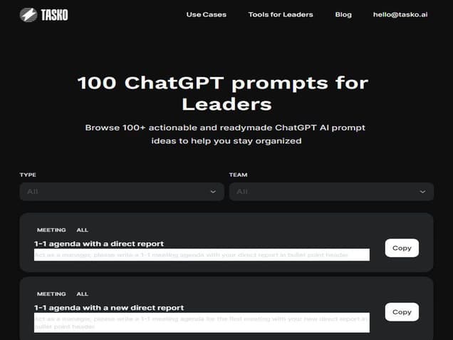 100 ChatGPT Prompts for Leaders