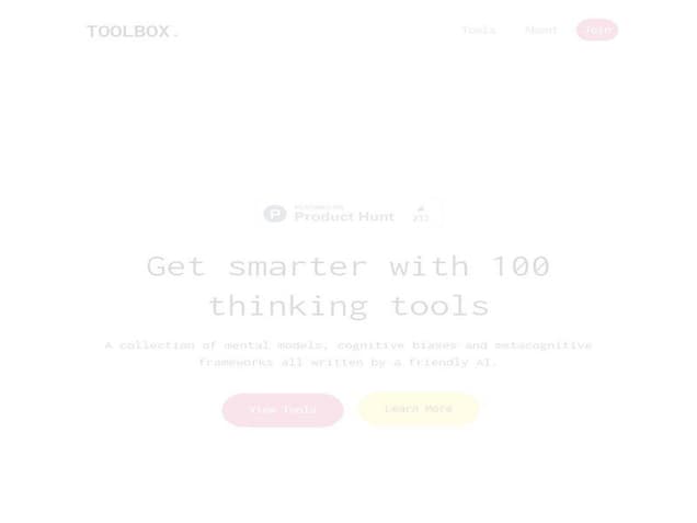 Thinking Toolbox