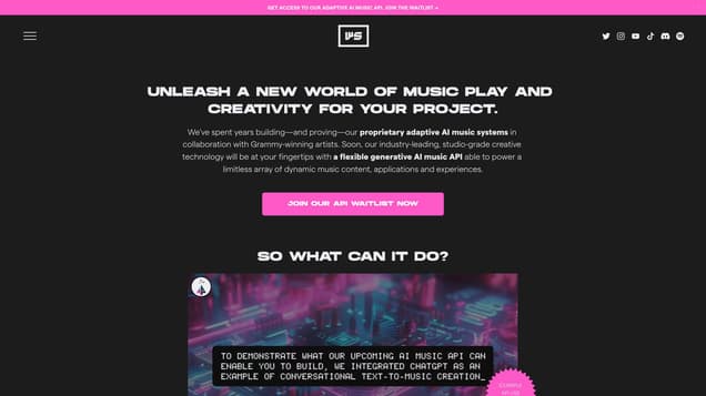 WarpSound AI Music API
