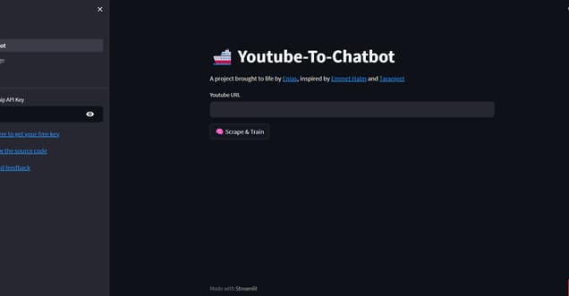 YouTube to Chatbot