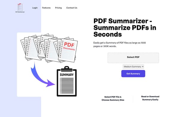Large PDF Summarizer