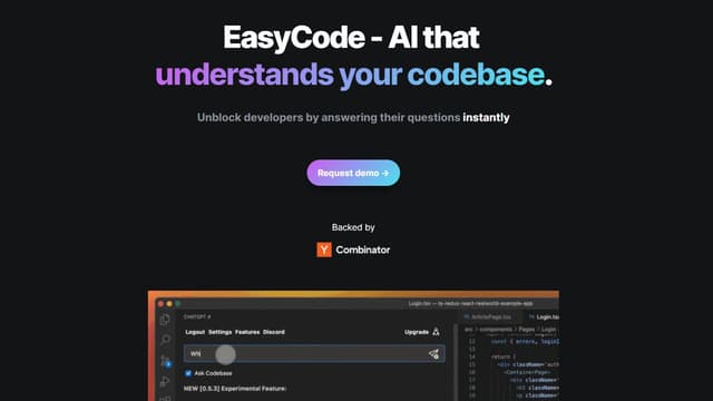 EasyCode homepage image