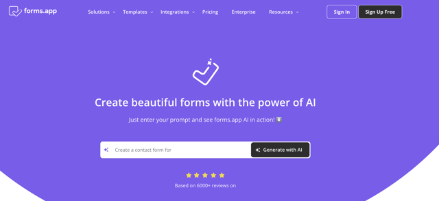 Forms.app : AI tool introduction, price, traffic, pros vs cons, FQA ...