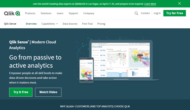 Qlik : AI tool introduction, price, traffic, pros vs cons, FQA, use ...