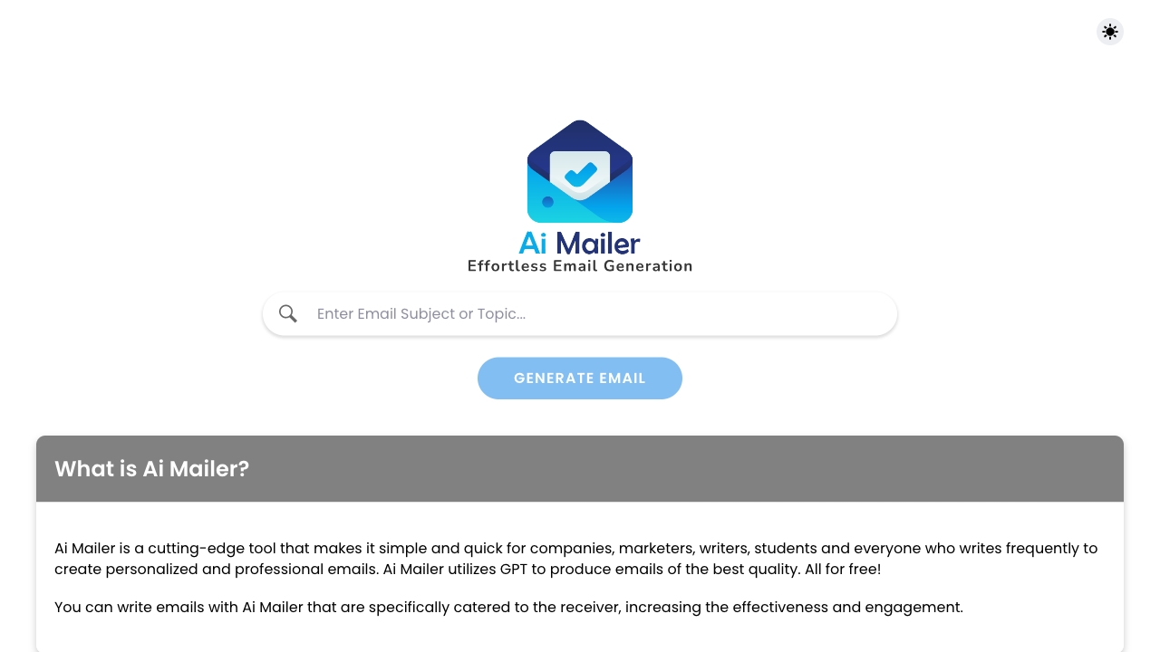 AI Mailer icon