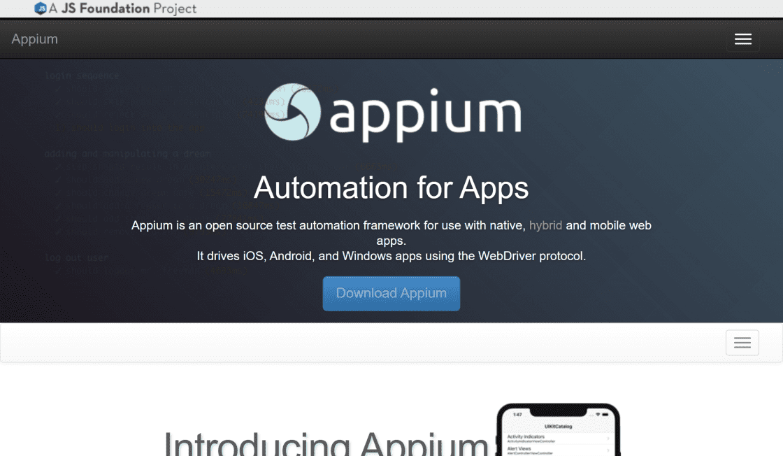 Appium icon