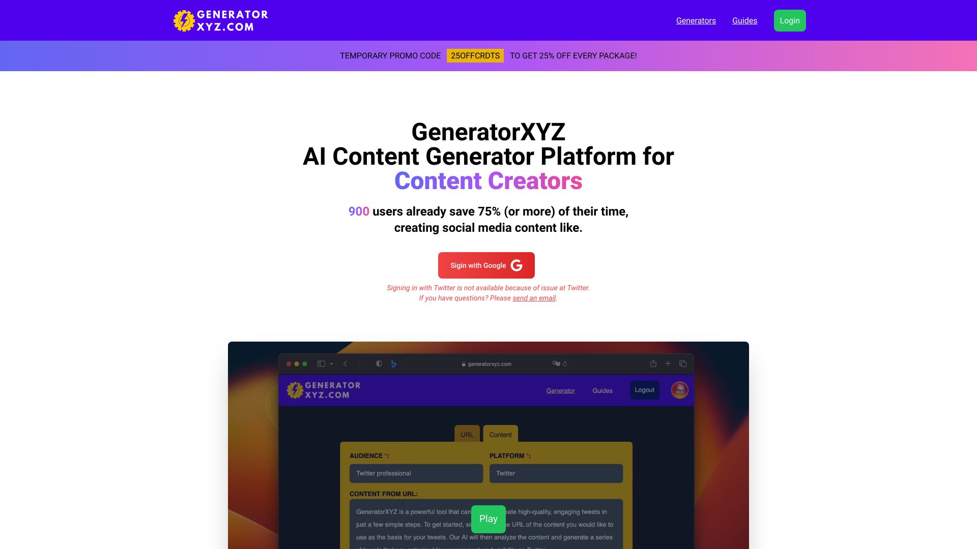 GeneratorXYZ.com icon