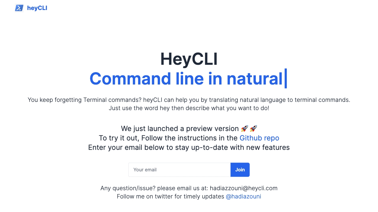 HeyCLI icon