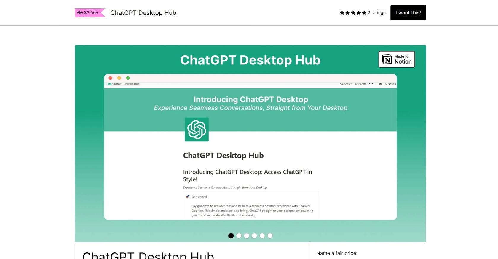 ChatGPT Desktop Hub icon