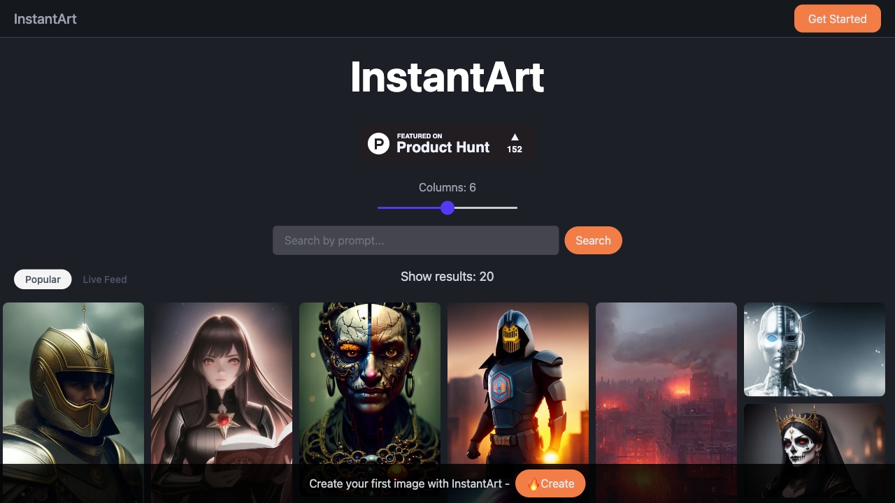 InstantArt.io icon