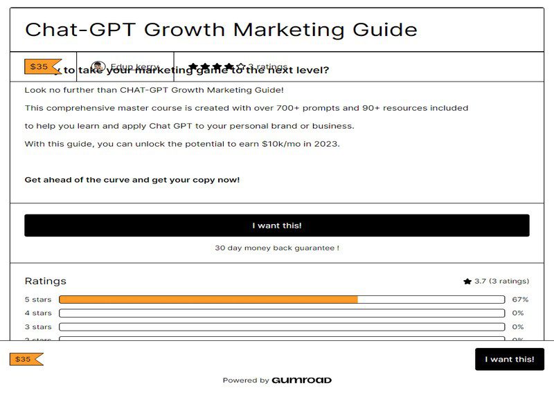Chat-GPT Growth Marketing Mastery Guide icon