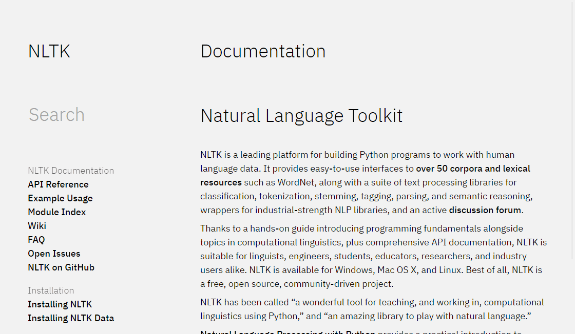 Natural Language Toolkit (NLTK) icon