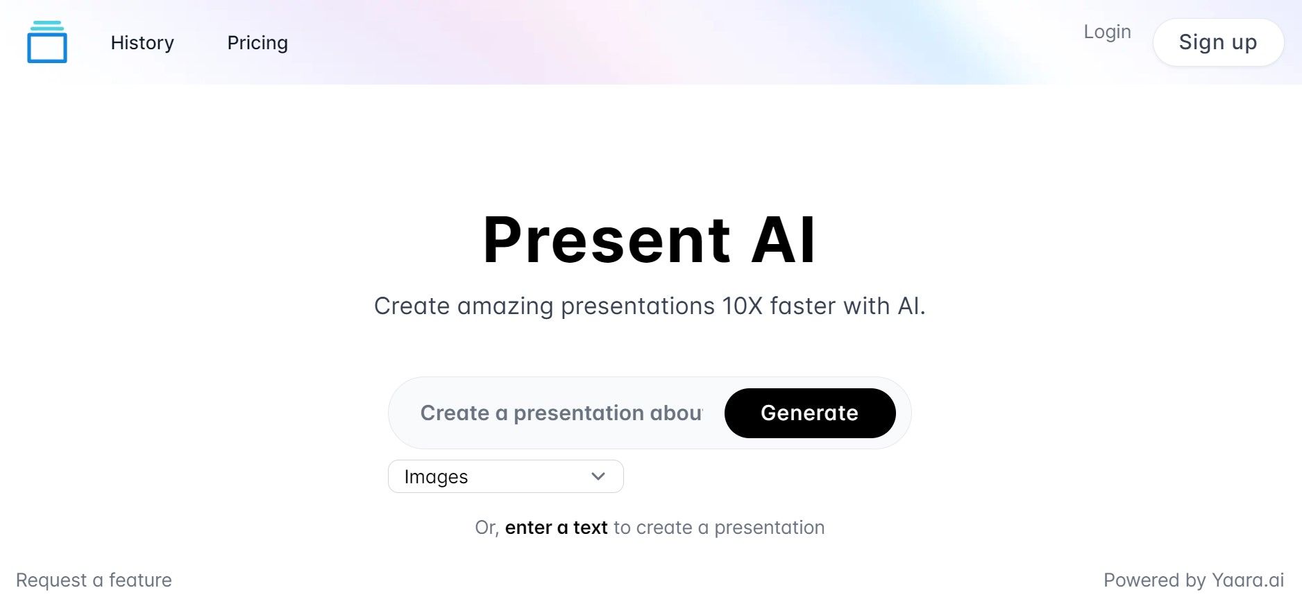 Present AI icon