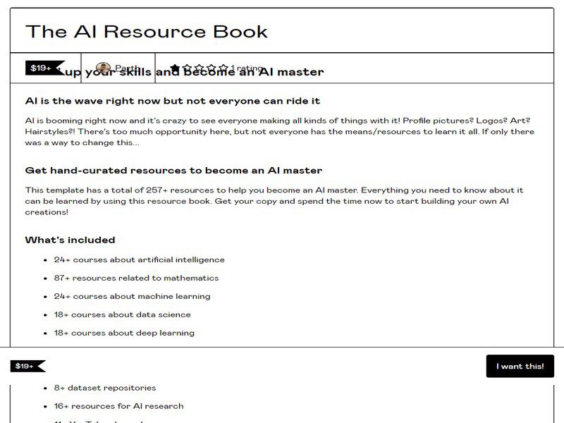 The AI Resource Book icon