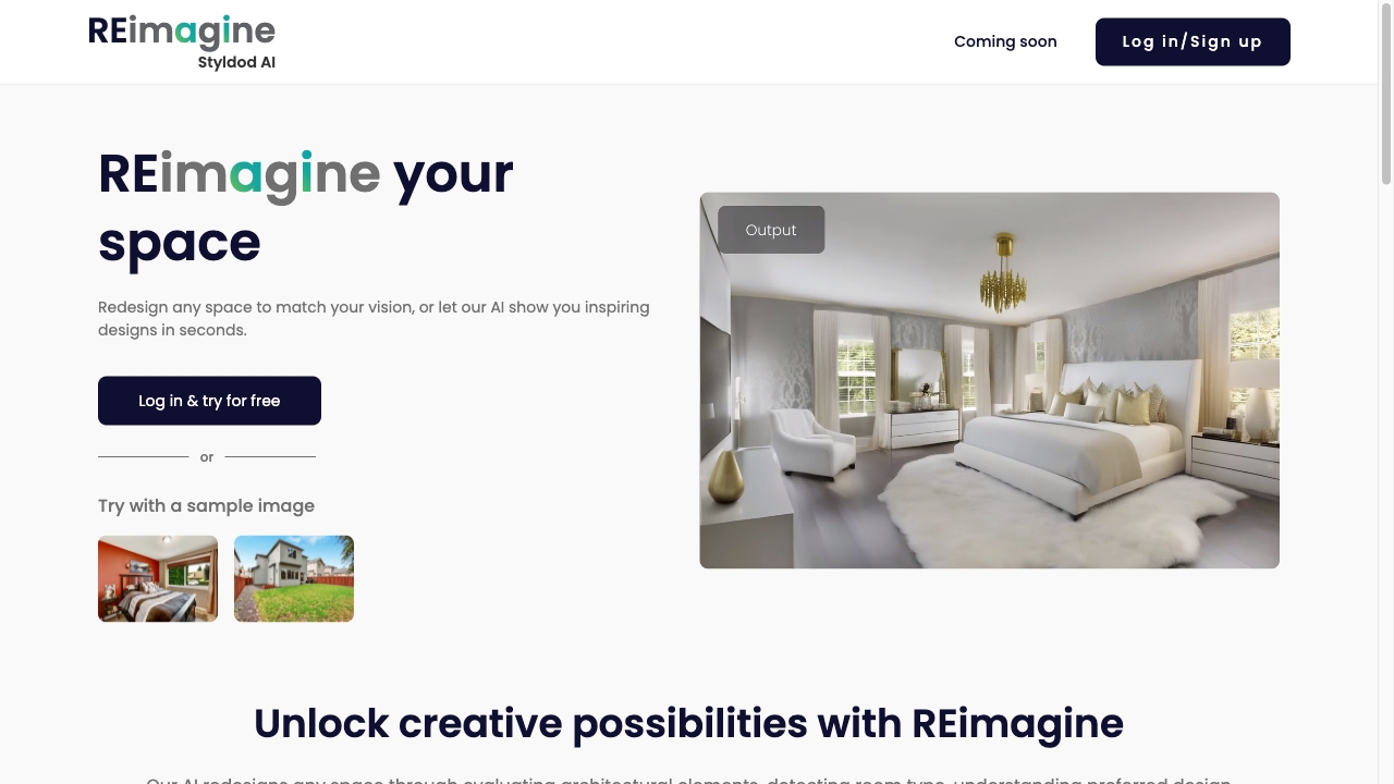 REimagineHome homepage image