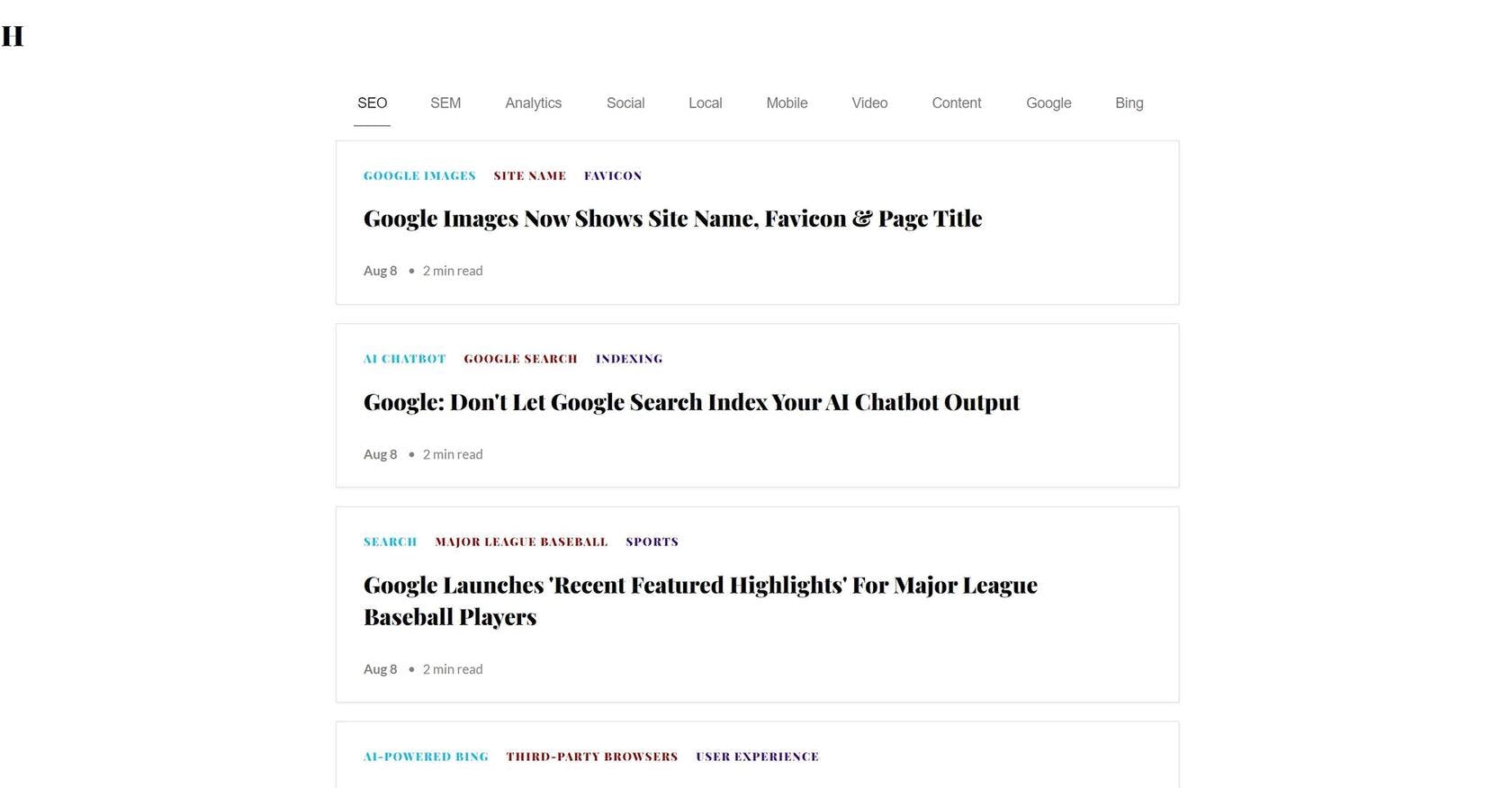 SEO News Hub icon