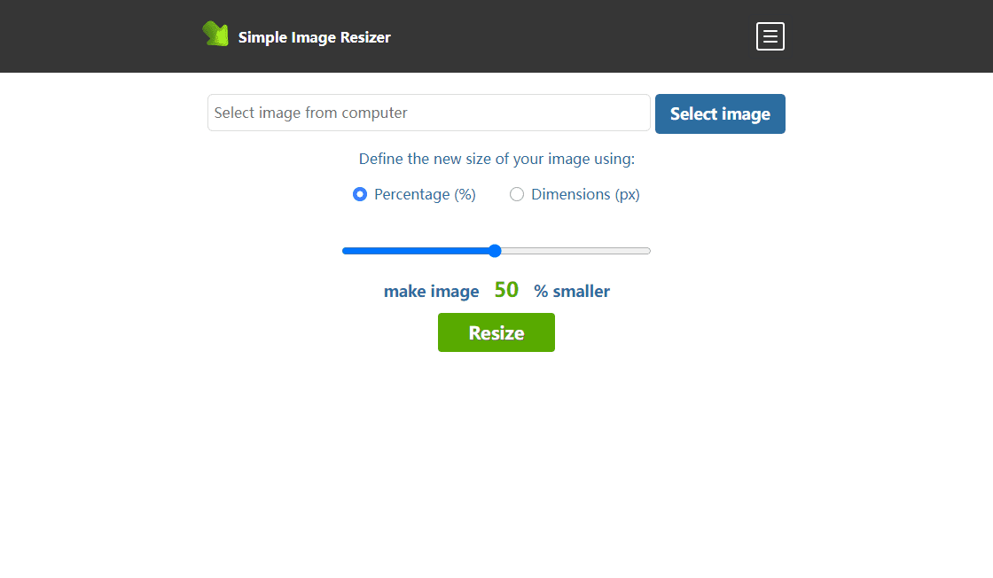 Simple Image Resizer icon