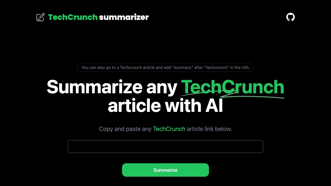 TechCrunch Summary icon